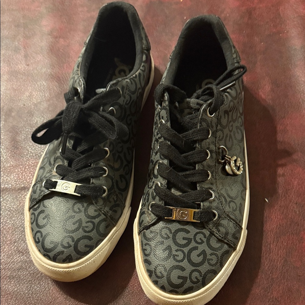 Dolce & Gabbana Black Patterned Sneakers